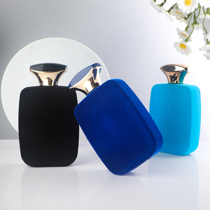 Nuevo frasco de perfume de vidrio flocado de 100 ml, el más vendido, con tapa exquisita para rellenar perfumes de marca personal - Product Image 6