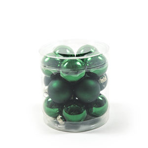 PAQUETE DE 15 BOLAS DE VIDRIO VERDE BRILLANTE/MATE, DIAMETRO 3CM - Product Image 1
