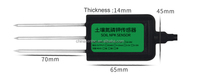Sentec Sem225 CE 7-en-1 LoRa LoRaWAN RS485 Modbus NPK humidité du sol température conductivité humidité pH capteur OEM