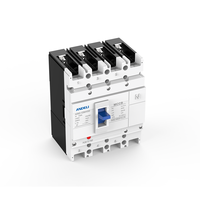 Disjoncteur à boîtier moulé 3P 4P ANDELI, fabricant professionnel, AC 250A, capacité de coupure 50kA, 400/690V, programmable numériquement