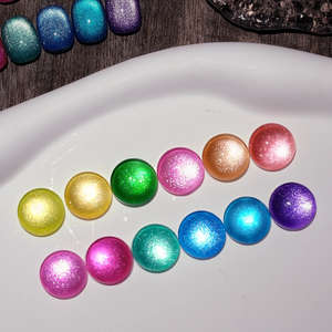 Para Frenshion 1KG <span class=keywords><strong>Fluorescente</strong></span> <span class=keywords><strong>Verde</strong></span> Reflectante Brillo Ojo de gato Gel UV Semipermanente Arte Brillo Esmalte de uñas - Product Image 1