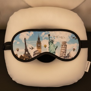 Polyester Sleeping <b>Eye</b> <b>Mask</b> Custom Logo Promotional Corporate Gift - Product Image 4