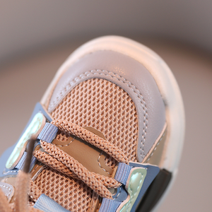 Calzado de diseñador para bebés con cordones, zapatos deportivos de moda para niñas para niños, venta al por mayor, estilos para caminar, zapatillas informales para niños - Product Image 4