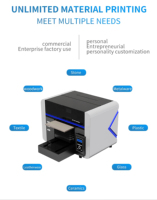 WD ST-F3040 I3200HD Printer Label & Kartu UV Inkjet Industri Otomatis untuk Usaha Kecil Baru A3/A4 Flatbed