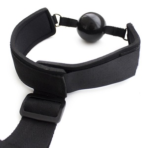 <span class=keywords><strong>Collar</strong></span> Fetiche con Mordaza de Silicona y Esposas para Muñecas, Restricción Corporal para Adultos - Product Image 5