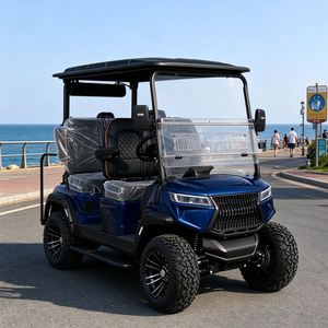 Voiturette de golf 4 places au lithium, plusieurs options de couleur de carrosserie pour les commandes en gros - Product Image 1