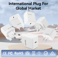 Nouveau produit Chargeur de téléphone USB Type C 30W PD 3.0 Prise UK Certifié UKCA Portable avec protection OTP/OVP