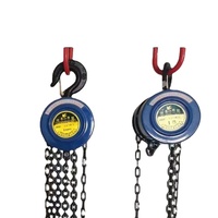 Palans à chaîne manuels HSZ pour usage domestique, vente en gros du fabricant, 1/2/3/5T, bleu/jaune, grue de levage manuelle de 3 mètres