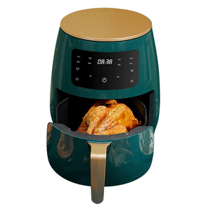 Freidora de Aire Eléctrica Digital de 1500W con Control Digital, <span class=keywords><strong>Olla</strong></span> Doble de Vidrio, Capacidad de 6.5L, Diseño Cuadrado Moderno, Cesta Individual y Termostato Ajustable - Product Image 4