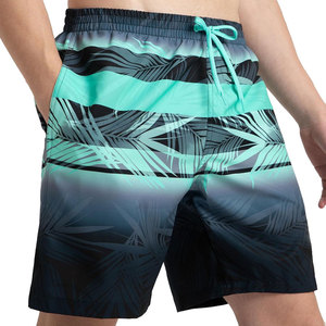 Shorts de bain pour hommes, style le plus récent, service OEM, sur mesure, taille élastique, polyester/nylon, couleur unie, séchage rapide, doux et respirant - Product Image 1