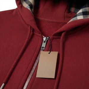 <b>Men's</b> Winter Hooded Zip Up Sweatshirt Loose Fit <b>Fleece</b> Hoodie Plaid <b>Lined</b> Casual <b>Jacket</b> - Product Image 6