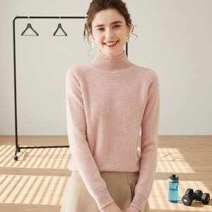 Suéter de Punto Personalizado LA <span class=keywords><strong>BULL</strong></span>, Suéter Casual de Cuello Redondo para Mujer - Product Image 5