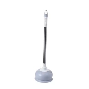 Plongeur de toilette gris flexible avec dispositif d'<span class=keywords><strong>aspiration</strong></span> en caoutchouc et en acier inoxydable tuyau d'égout drague - Product Image 2