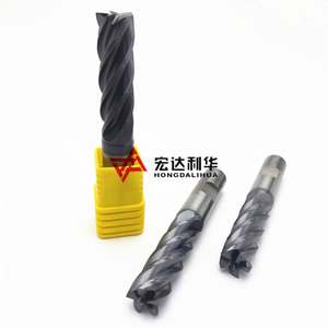 Fresas Indexables de Carburo de Tungsteno Cementado ISO, Planas, 4 Filos, HRC45/HRC55/HRC65 - Product Image 6