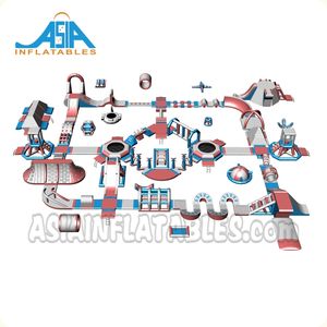 Parque Acuático inflable de gran tamaño, tabla de <span class=keywords><strong>Wake</strong></span>, flotante - Product Image 5