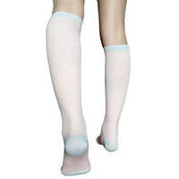Nouveau design Chaussettes en nylon à bout ouvert Dvt Chaussettes à genou en tricot de compression