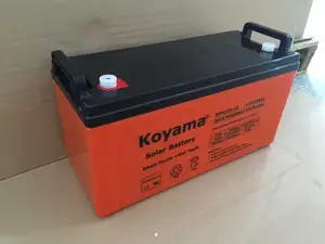 פנל סולארי ג 'ל סוללה מחזור עמוק 12 v 120ah הטוב ביותר סוללה אחסון כוח למערכת שמש