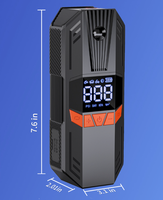 Inflador de neumáticos portátil 6000mAh 150PSI 2X bomba de neumáticos de inflado más rápido para neumáticos de coche bicicleta y motocicleta