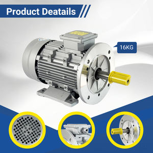 공장 가격 380V 3 상 비동기 Ac 2880rpm 4kw 5.5hp 알루미늄 쉘 3 상 전기 모터 - Product Image 2