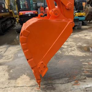 Excavadora de cadenas HITACHI ZX120 con cazo de excavación, equipo de construcción usado - Product Image 4