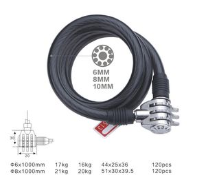 उच्च सुरक्षा डिजिटल resettable विशेष पासवर्ड साइकिल ताला - Product Image 2