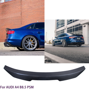 For B8.5 Sedan PSM Style Carbon Fiber <b>Rear</b> <b>Spoiler</b> Trunk Wing 2012-2016 - Product Image 2