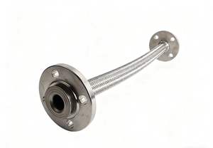 304 Edelstahl-Flanschbalg Metallschlauch DN15 20 25 50 Fester Flansch Beweglicher Flanschanschluss - Product Image 6