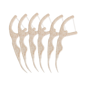 Nouvelles brossettes à dents biodégradables à double fil en matériau végétal, emballage individuel, zéro déchet, jetables, 2026 - Product Image 4
