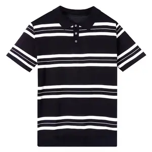 Yarn dyed men s polo new Customize men s lapel polo shirts with your brand logo your own design your picture cheap price