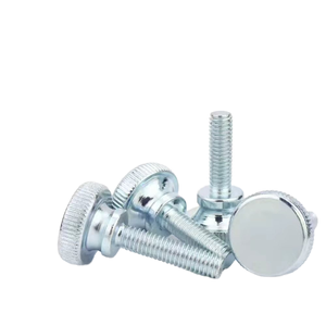 สกรูหัวแบนแบบมีร่อง ขนาด M6 เหล็กกล้าคาร์บอน ชุบสังกะสี - Product Image 1