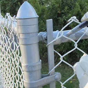 8ft nhúng nóng mạ kẽm sử dụng Chuỗi liên kết hàng rào Chuỗi liên kết hàng rào tạm thời cho Mỹ