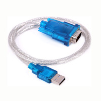 Cable convertidor Serie USB 2,0 a RS-232 macho (9 pines) DB9 Compatible para Windows 10/8.1/8/7/VISTA/XP, Mac OS X 10,6 y superior