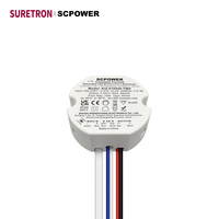 Conducteur LED dimmable 5 en 1 AC 220-240V 10 15 20 30 40 50 Watt rond Triac 0-10V Sortie D3-42V pour éclairage LED