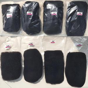 Extensions de dreadlocks humaines 100% naturelles, cheveux vierges Remy 4b 4c, en vrac, pour tresses afro, résistantes à la chute, douces et brillantes, 8 pouces - Product Image 5