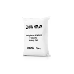 Venta a granel de nitrito de sodio Nano2 Fabricante Línea de producción Sal de nitrato de sodio; Natrium Nitrit White Crystal o Powder 99% Min