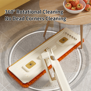 Siêu mịn sợi Chenille xoay phẳng lau bộ chất lượng cao khô & ướt sử dụng sàn làm sạch xe thủy tinh rửa tay miễn phí lau đầu - Product Image 2