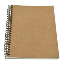 Cahier d'exercices scolaire personnalisé format A5 avec couverture en papier et reliure cousue