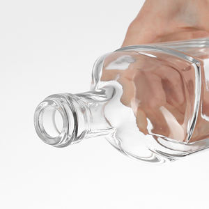 Wholesale Unique Design Luxury Empty Glass Wine Bottle Vodka <strong>Gin</strong> 500ml 750ml Cork <strong>Special</strong> Shaped Whiskey Tequila - Product Image 4