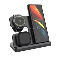 Chargeur sans fil 3-en-1 multifonctionnel pour table de chevet avec hub USB-C et support de montre, personnalisable avec logo, pour téléphones Samsung – Meilleures ventes