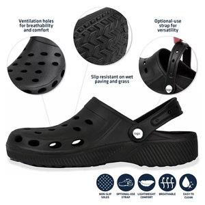 Men's Sandals Summer Clogs & Mules Unisex Custom Logo Garden Clogs Shoes <b>Eva</b> Flat Men's and Women's Clogs Shoes - Product Image 5