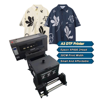 Impresora Digital de Inyección de Tinta para Camisetas LETOP A3, 2 Cabezales, Película PET Multicolor, DTF, Cabezal de Impresión Dual XP600, Plotter, Máquina de Impresión DTF