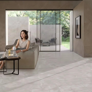 กระเบื้องพอร์ซเลนลายหินอ่อนสีขาว Icey Grey ขนาด 800x1600 มม. ผิวขัดเงา สำหรับคอลเลกชันส่งออกระดับพรีเมียม - Product Image 6
