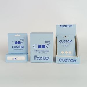 Free Sample Custom Printed Flavors 7-OH Tablets of 20MG 30MG 40MG Blister Cards with 10CT Packaging Box - Product Image 6