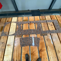 Scie à pont motorisée CNC automatique à 5 axes de précision pour découpe de pierre, pour découpe de vasque sous plan pour plan de travail de cuisine