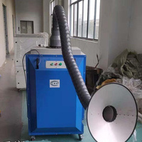 Purificateur de fumée de soudage à double bras de haute qualité, extracteur de fumée amovible, efficacité de 99,99 %, en acier au carbone pour tous types de soudage