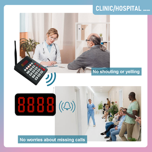 Hàng đợi hệ thống quản lý không dây điện tử xếp hàng hệ thống với bàn phím & LCD hiển thị cho ngân hàng bệnh viện Chính Phủ văn phòng - Product Image 5