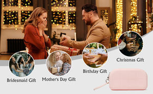 Trousse <span class=keywords><strong>de</strong></span> maquillage en silicone Sac cosmétique <span class=keywords><strong>de</strong></span> voyage Pochette <span class=keywords><strong>de</strong></span> maquillage Mignon Organisateur <span class=keywords><strong>de</strong></span> maquillage Pochette à fermeture éclair polyvalente pour femmes - Product Image 4