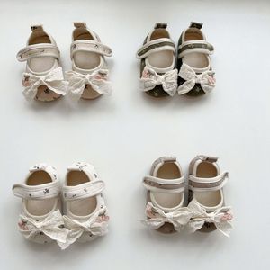 Engepapa otoño nuevo bebé encaje arco zapatos individuales <span class=keywords><strong>velcro</strong></span> niñas princesa niño zapatos lindos zapatos de bebé - Product Image 2