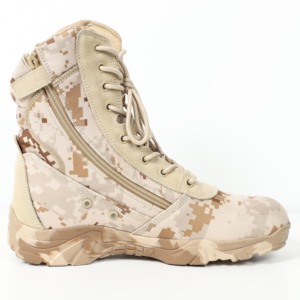Jinteng Chaussures de sécurité de combat personnalisées Tactique Désert Mâle Haute Cheville Antidérapant Extérieur Étanche Accessoires de Chasse Bottes - Product Image 4