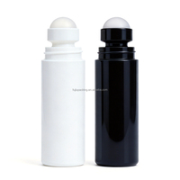 Bouteilles roll-on en plastique vides de 90 ml pour échantillons, en HDPE, PET, PP, avec bille roulante, portables, pour déodorant, flacon roll-on de voyage